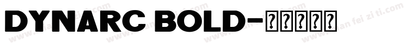 DynarC Bold字体转换